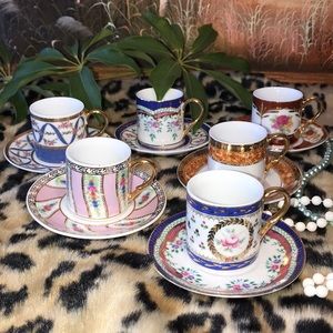 NIB Gorgeous multicolored set of tea